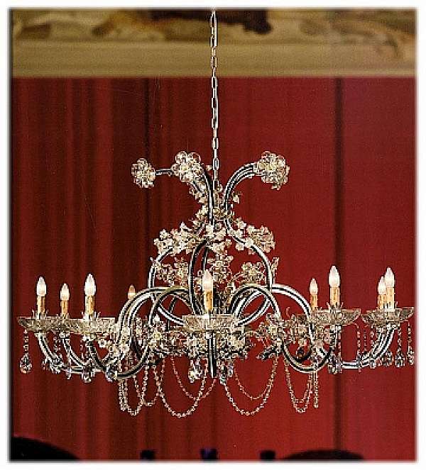 Chandelier MECHINI L257/10 factory MECHINI from Italy. Foto №1