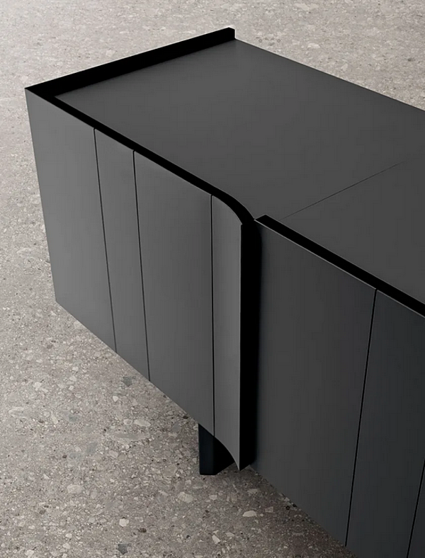 Tanned Leather Sideboard with Doors i 4 Mariani Papier factory i 4 Mariani from Italy. Foto №6