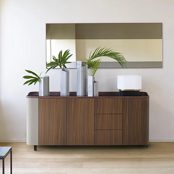 Multi-layer wood sideboard with doors and drawers LIGNE ROSET Postmoderne 00VHAB1N factory LIGNE ROSET from Italy. Foto №4