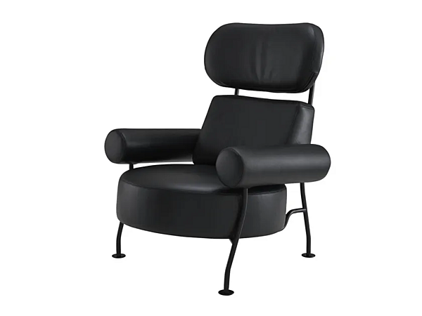 Leather Armchair with Armrests LIGNE ROSET Astair 15500105 factory LIGNE ROSET from Italy. Foto №1