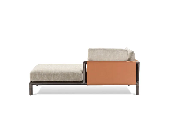 Fabric day bed frame with upholstered back GHIDINI1961 factory GHIDINI1961 from Italy. Foto №12