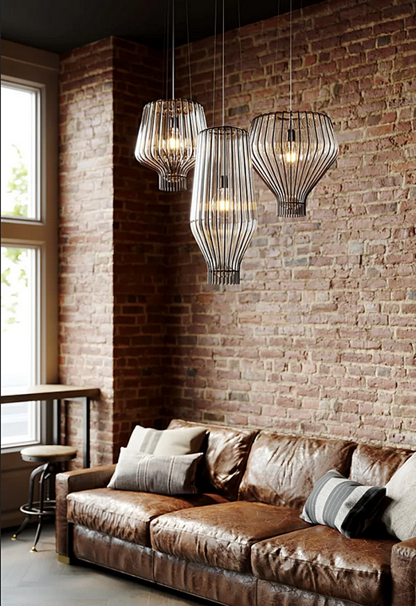Blown Glass Pendant Lamp Fabbian Saya F47 A17 19 25 factory Fabbian from Italy. Foto №2