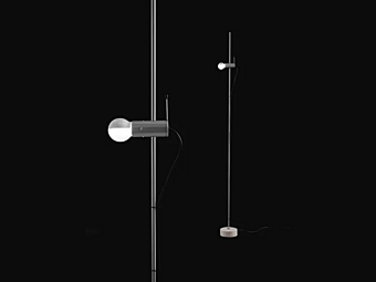 Height Adjustable Floor Lamp Oluce Agnoli 387 factory Oluce from Italy