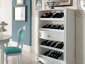 Bottle Rack Wooden Modenese Luxury Interiors 13138 factory MODENESE GASTONE from Italy