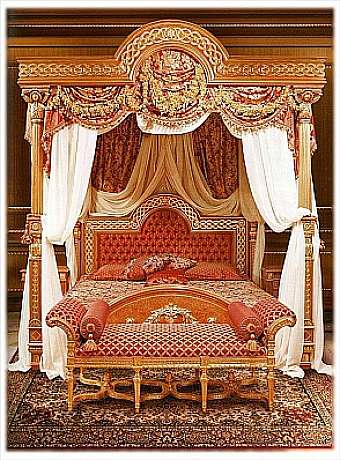 Bed BAZZI INTERIOR F517 factory BAZZI INTERIOR from Italy