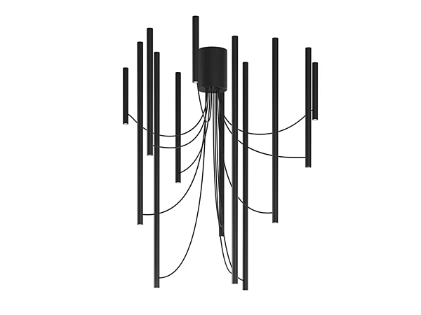 Ceiling Lamp Anodized Aluminium Fabbian Ari factory Fabbian from Italy. Foto №2