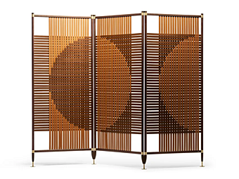 Leather Room Divider Plot POLTRONA FRAU factory POLTRONA FRAU from Italy