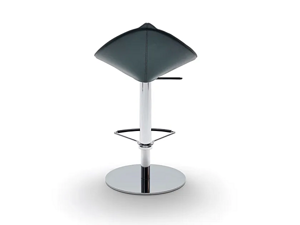 High Tanned Leather Gas Lift Stool FIORILE FASEM FIORILE BAR BT factory FASEM from Italy. Foto №6