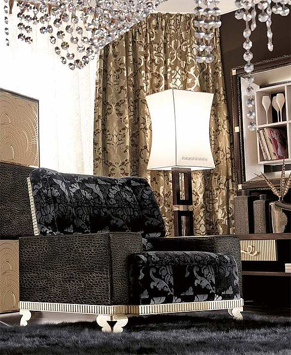 Composition  FLORENCE COLLECTIONS living room with bar ATLANTIQUE VOL. 03 factory FLORENCE COLLECTIONS from Italy. Foto №5