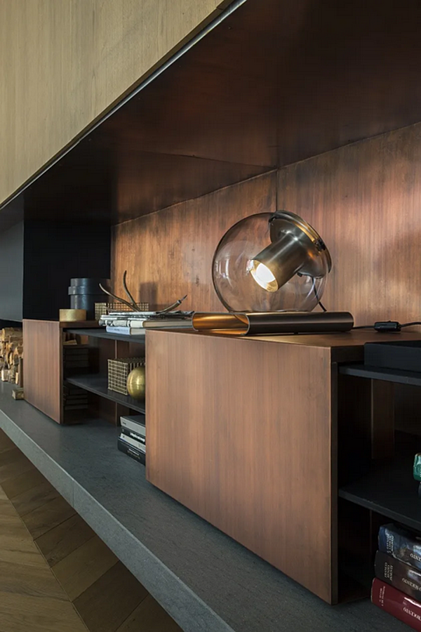 Blown Glass Table Lamp The Globe 228 Oluce factory Oluce from Italy. Foto №3