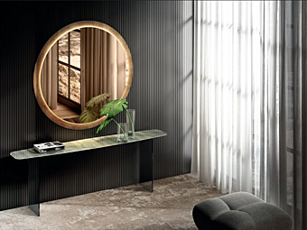 Round mirror with integrated lighting LAGO Kibi 2593 2593