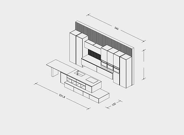 Kitchen ARREX Loft 2.2_ 13 factory ARREX from Italy. Foto №7