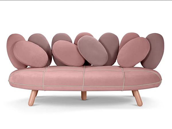 Three-seater fabric sofa Jelly Adrenalina IMB1070340 factory ADRENALINA from Italy. Foto №1