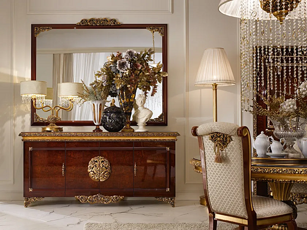 Sideboard with doors Grand Royal A.R. Arredamenti factory A.R.ARREDAMENTI SRL from Italy. Foto №3