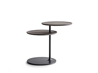 Swivel Round Wooden Side Table Molteni & C Vicino Swivel Round Wooden Side Table Molteni & C Vicino factory Molteni & C.(+VITRA) from Italy