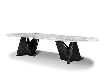 Marble dining table Infinitamente POLTRONA FRAU