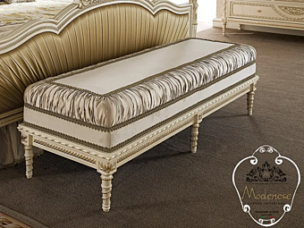 Upholstered Fabric Bench Modenese Luxury Interiors 14530 Upholstered Fabric Bench Modenese Luxury Interiors 14530 factory MODENESE GASTONE from Italy