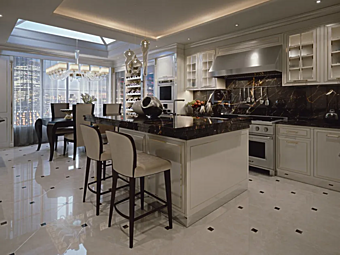 Custom Wooden Kitchen with Island Essenza Londra Martini Interiors Custom Wooden Kitchen with Island Essenza Londra Martini Interiors factory MARTINI INTERIORS from Italy