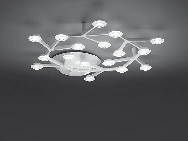 LED Ceiling Lamp Net Circle Artemide 1594050APP factory Artemide from Italy. Foto №1