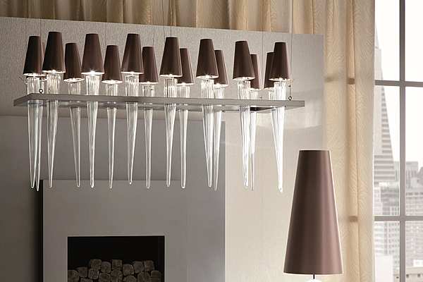 Chandelier GIORGIO COLLECTION Daydream Torches chrome factory GIORGIO COLLECTION from Italy. Foto №2