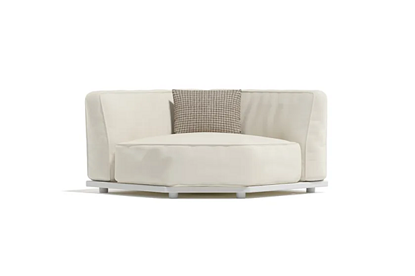 Corner garden armchair with fabric upholstery and armrests Atmosphera Laguna 10 LA.MD10 factory ATMOSPHERA from Italy. Foto №8