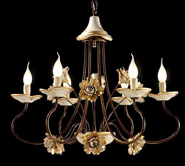 Chandelier LORENZON (F.LLI LORENZON) LL.77/FAO/F/6F factory LORENZON (F.LLI LORENZON) from Italy. Foto №1