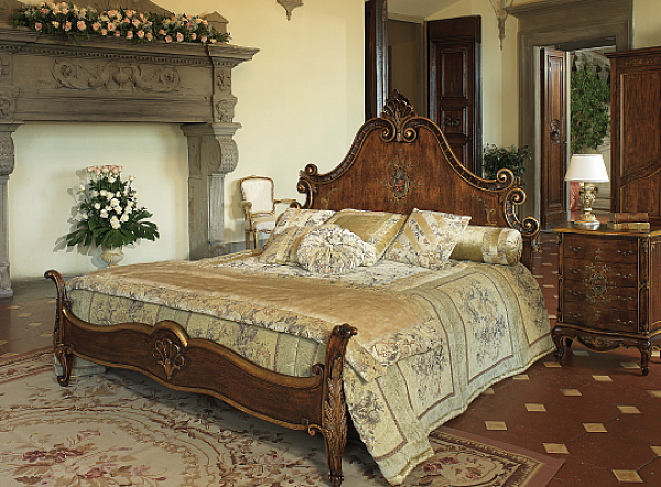 Bed STILE LEGNO 9088.180 factory STILE LEGNO from Italy. Foto №6