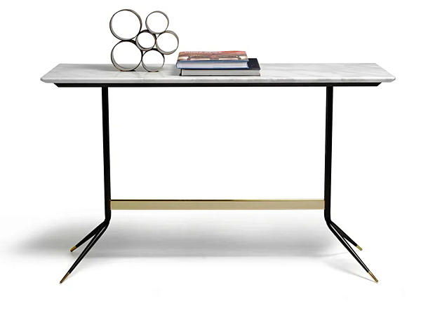 Rectangular marble console table VIBIEFFE Swing 1500 factory VIBIEFFE from Italy. Foto №1