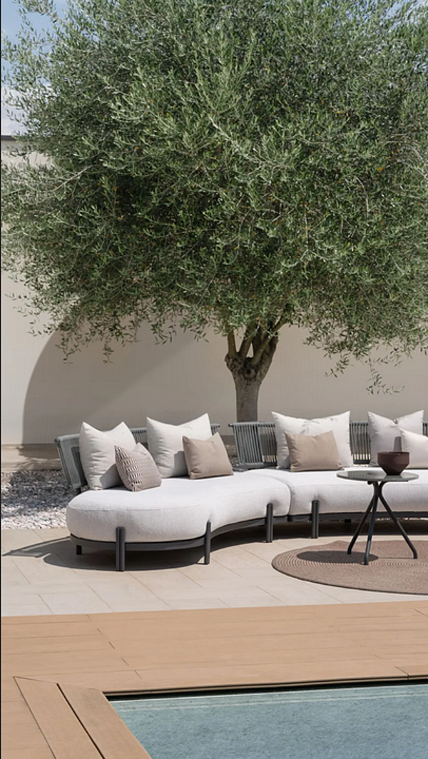 Modular Fabric Garden Sofa Loto Atmosphera factory ATMOSPHERA from Italy. Foto №16