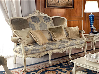 Three Seater Sofa with Upholstered Back Modenese Luxury Interiors 13421 Three Seater Sofa with Upholstered Back Modenese Luxury Interiors 13421 factory MODENESE GASTONE from Italy