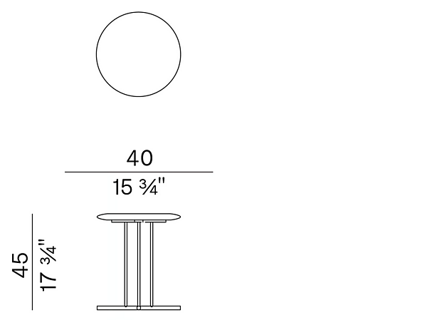 Round Iroko and Metal Garden Side Table Potocco Graphic 955 955/TBC-40-OUT, 955/TBC-60-OUT, 955/TBC-80-OUT factory POTOCCO from Italy. Foto №4
