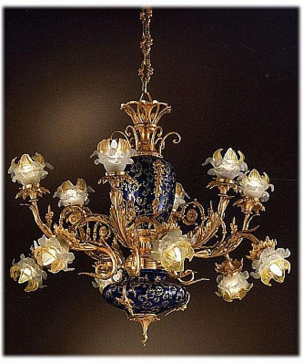 Chandelier FBAI 4307/12 factory FBAI from Italy. Foto №1
