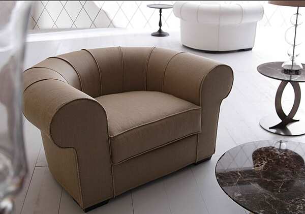 Armchair ANGELO CAPPELLINI Opera FEDORA 40011 factory OPERA CONTEMPORARY from Italy. Foto №2