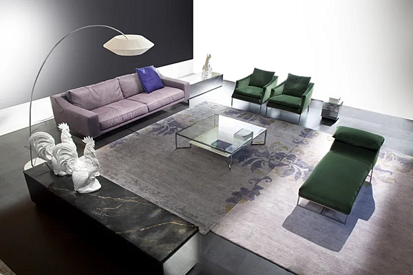 Fabric sofa with upholstered back ERBA ITALIA Indizio factory ERBA ITALIA from Italy. Foto №12