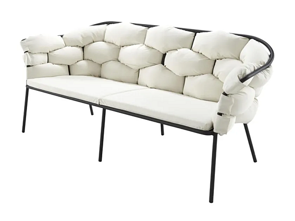 Two-Seater Garden Sofa with Fabric Upholstery LIGNE ROSET Serpentine 10262096-10262097 factory LIGNE ROSET from Italy. Foto №2