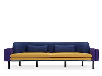 Three-seater fabric sofa Mercury Adrenalina IMB1054261