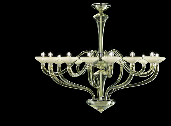 Chandelier Barovier&Toso Windsor 5676/24 factory Barovier&Toso from Italy. Foto №3