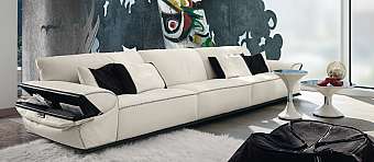 Couch GAMMA ARREDAMENTI LIMOUSINE S13 + D03