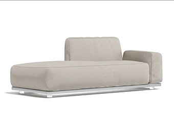 Fabric Garden Daybed with Soft Backrest Laguna 24 Atmosphera LA.MD24