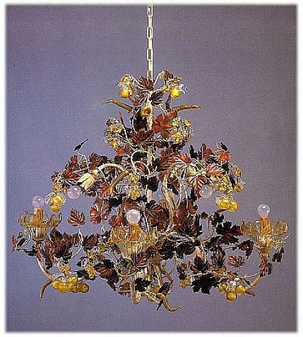 Chandelier MECHINI L/AUTUNNO/8 factory MECHINI from Italy. Foto №1