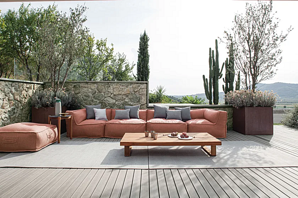 2-Seater Soft Fabric Garden Sofa Atmosphera CX.SF.DV factory ATMOSPHERA from Italy. Foto №2