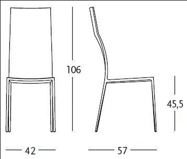 High back chair with upholstered back ZANOTTA Lealta factory ZANOTTA from Italy. Foto №2