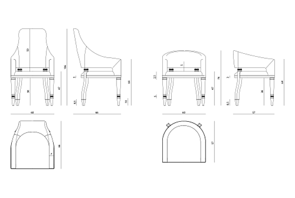 Chair VISIONNAIRE (IPE CAVALLI) PRISCILLA factory VISIONNAIRE (IPE CAVALLI) from Italy. Foto №6