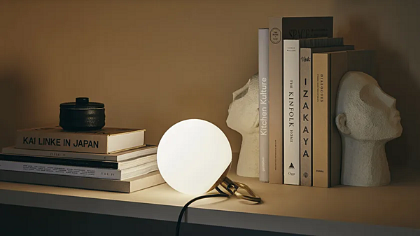 LED table lamp made of blown glass Artemide NH 1217010A factory Artemide from Italy. Foto №3