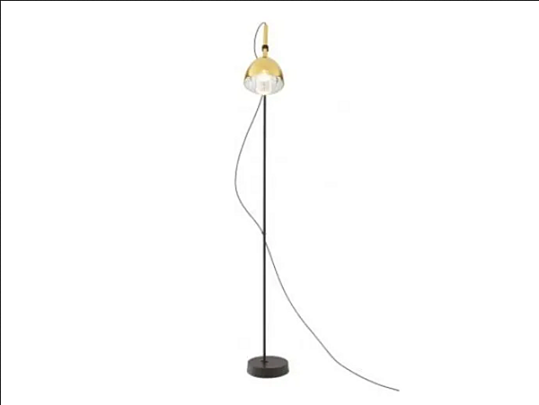 LED adjustable floor lamp brass material LIGNE ROSET Bell collection 10072830 factory LIGNE ROSET from Italy. Foto №2