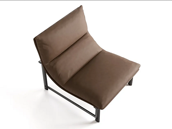 Upholstered armchair with soft back MisuraEmme Baltimora factory MisuraEmme from Italy. Foto №5