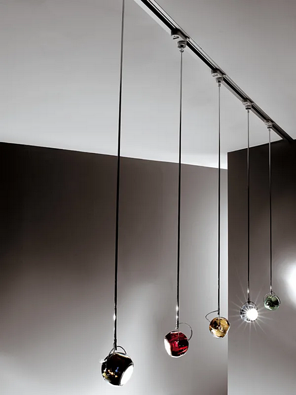 Chrome Plated Track Light Beluga Color Fabbian factory Fabbian from Italy. Foto №8