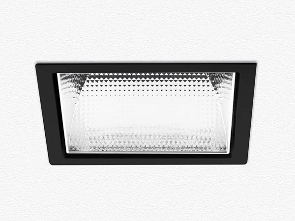 Recessed LED Square Spotlight Polycarbonate Artemide Luceri Kadro BB12004, BB12104 factory Artemide from Italy. Foto №1