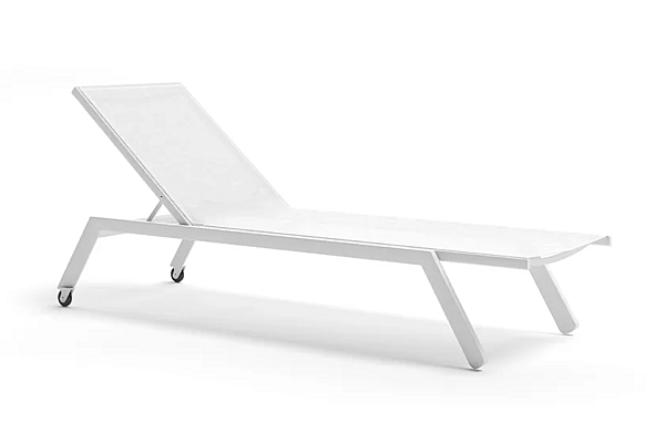 Stackable aluminium sun lounger with castors Atmosphera Maxim MX.LT. factory ATMOSPHERA from Italy. Foto №9