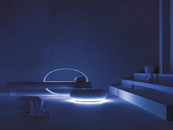 Fixed fabric spa bed with chromotherapy VARASCHIN factory VARASCHIN from Italy. Foto №6